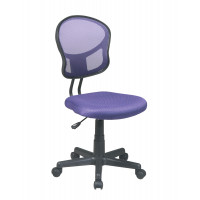 OSP Home Furnishings EM39800-512 Mesh Task Chair In Purple Fabric